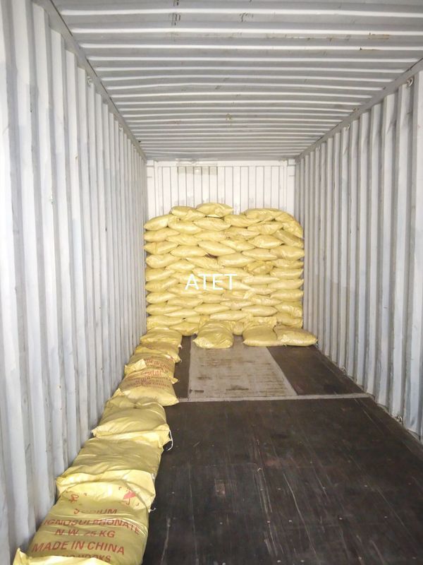 Kimia Asam Lignosulfonat garam natrium CAS 8061-51-6 Untuk pengurang air beton